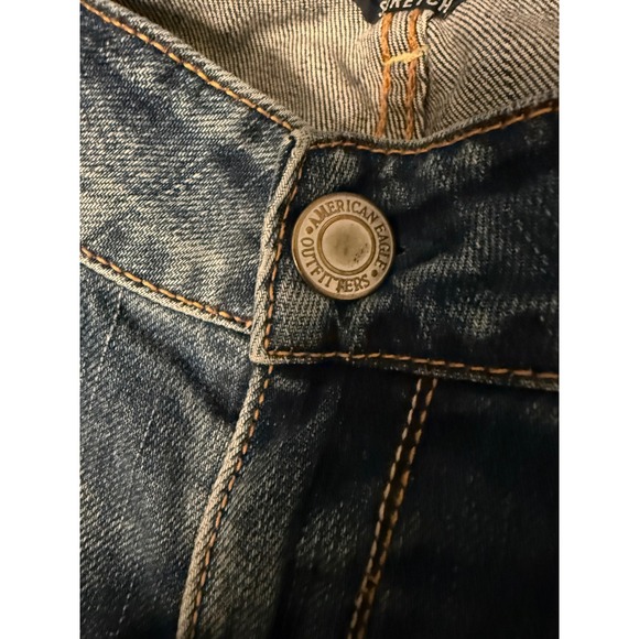 American Eagle Outfitters Women's‎ Jeans Size 8 Skinny Stretch Denim 32"x 29" - Picture 6 of 7